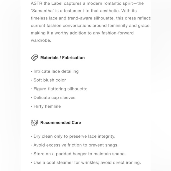 NWT ASTR SAMANTHA DRESS IN WHITE - Picture 8 of 8